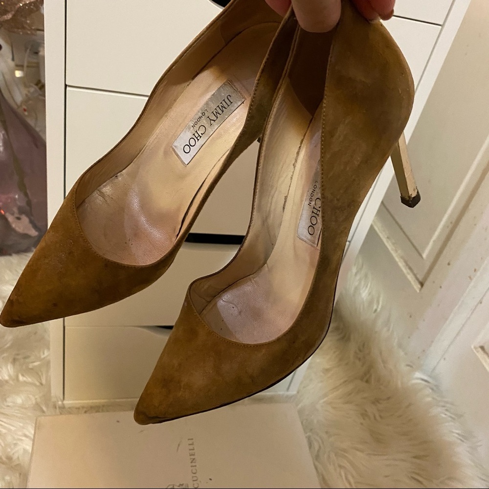 JIMMY CHOO SUEDE HEELS